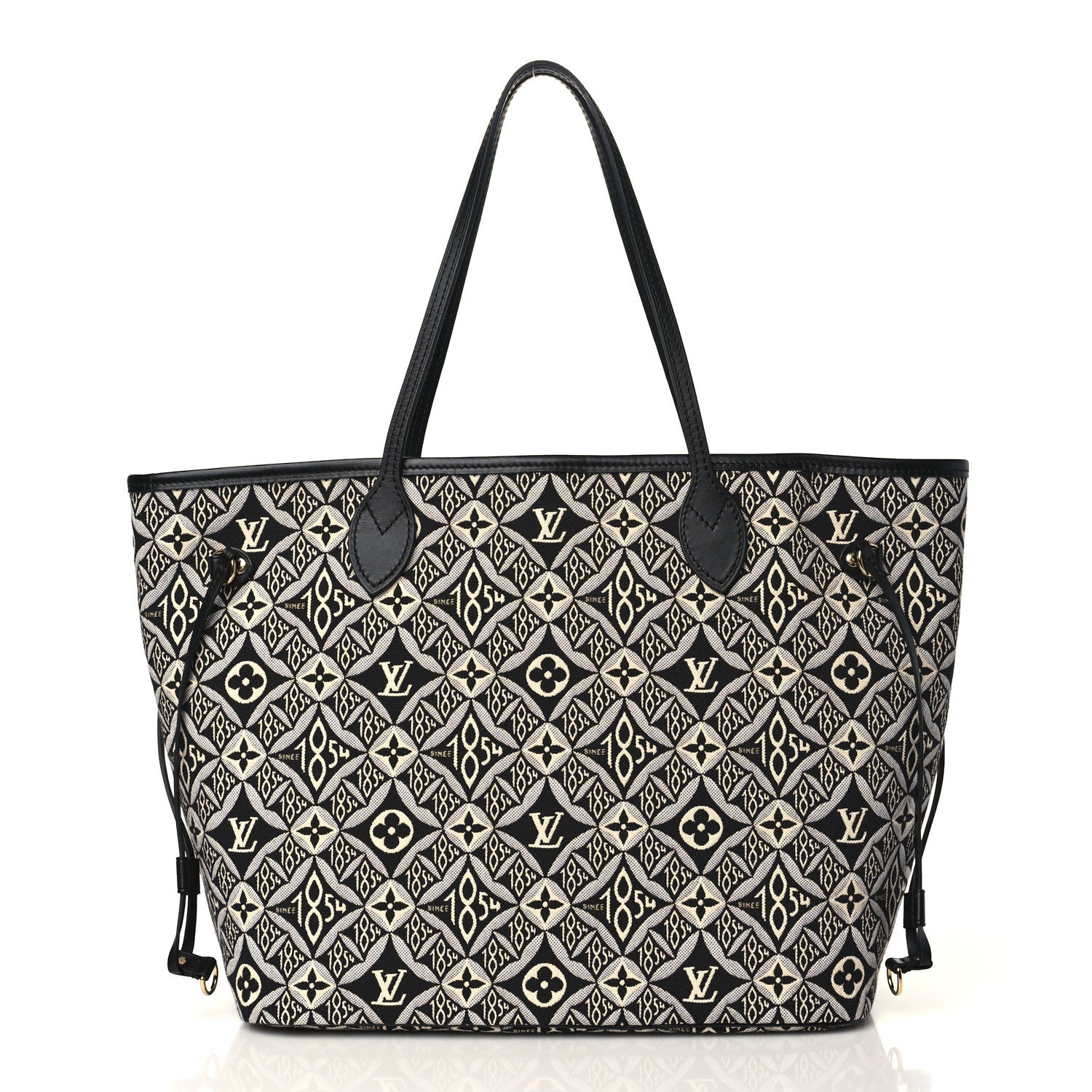Louis Vuitton Jacquard Since 1854 Neverfull MM Grey 3 of 10
