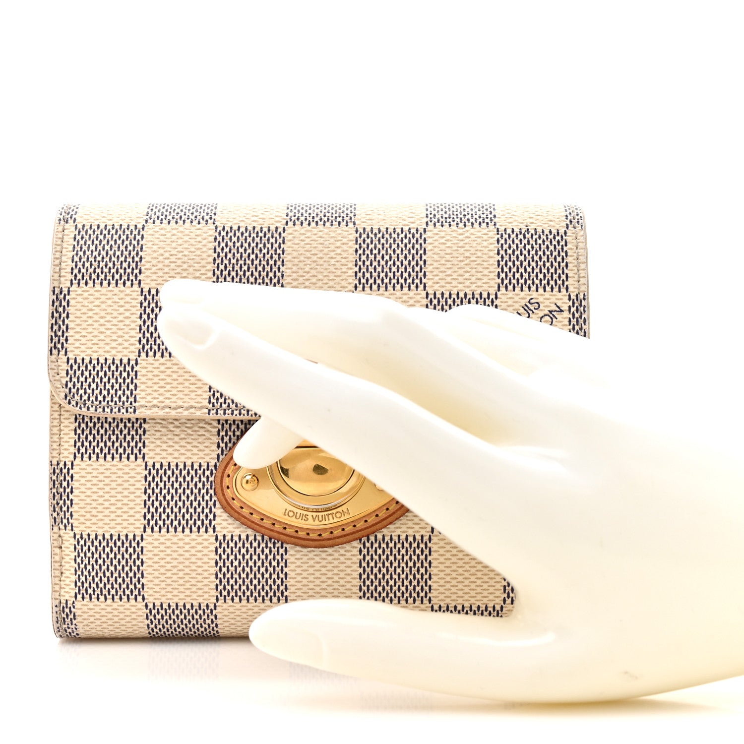Louis Vuitton Damier Azur Joey Wallet 2 of 10