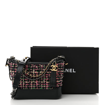 Chanel Tweed Calfskin Small Gabrielle Hobo Multi 12 of 12
