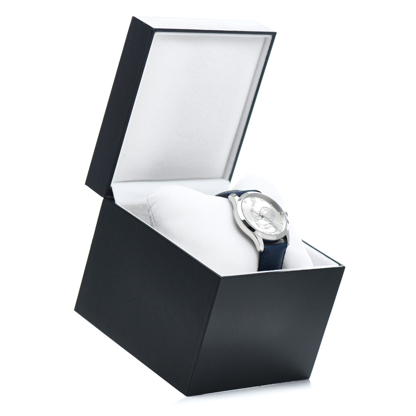 Stainless Steel Calfskin 38mm G-Timeless Snake Quartz Watch Blue