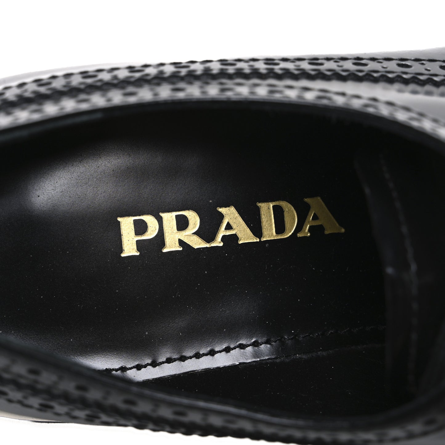 Spazzolato Lace Up Loafers 38.5 Black