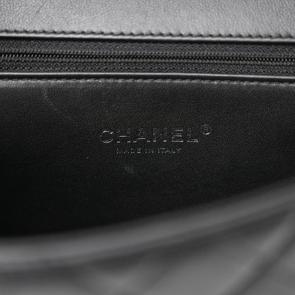 Chanel Lambskin Quilted Medium CC Filigree Flap Black 6 of 11