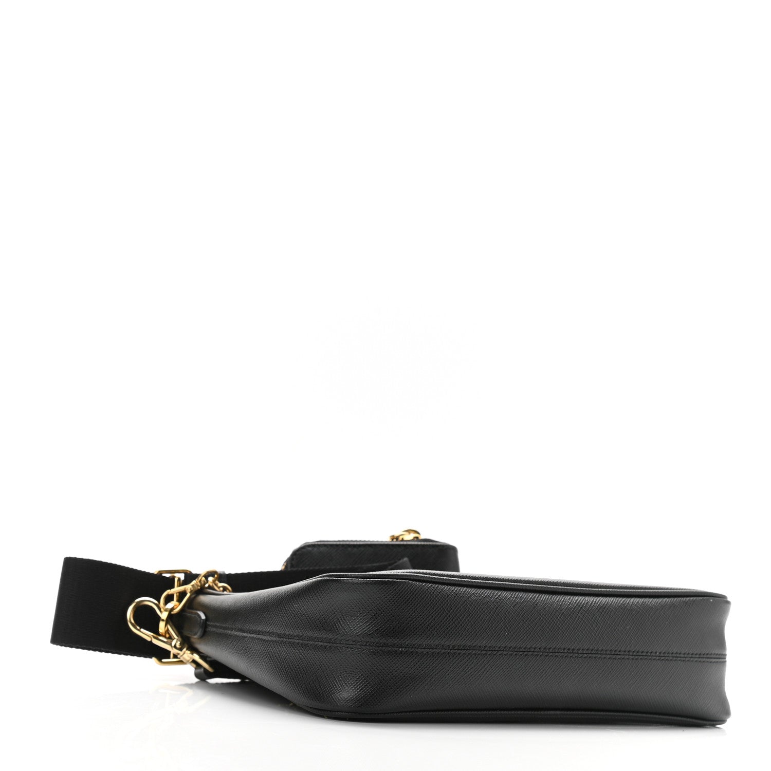 Prada Saffiano Lux Re-Edition 2005 Shoulder Bag Black 4 of 10