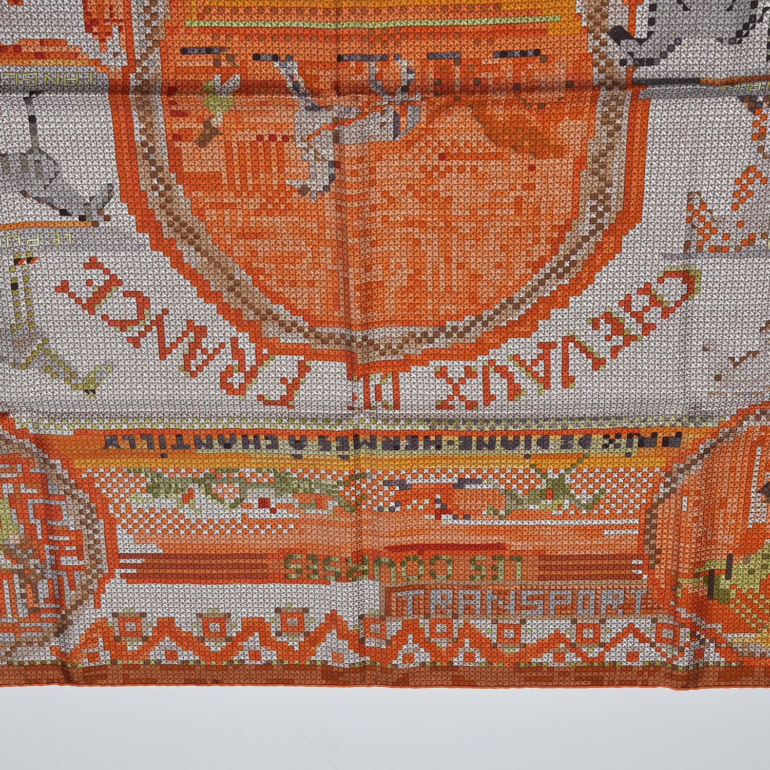 Hermes Silk Chevaux De France Scarf 90 4 of 7