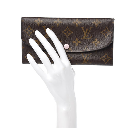 Louis Vuitton Monogram Emilie Wallet Rose Ballerine 2 of 7