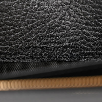Gucci Calfskin Mini GG Marmont Chain Wallet Black 7 of 11