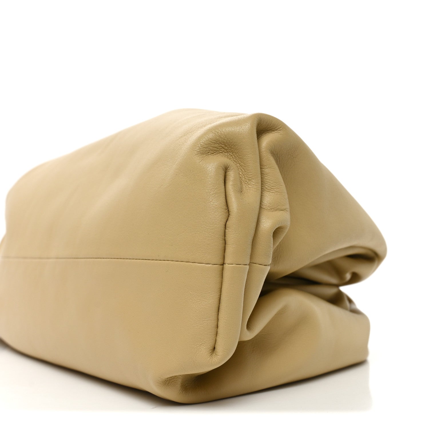 Bottega Veneta Smooth Butter Calf The Pouch Oversized Clutch Tapioca 11 of 11