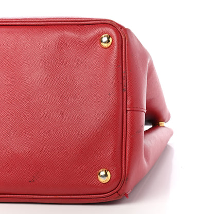 Prada Saffiano Lux Large Tote Fuoco 19 of 19