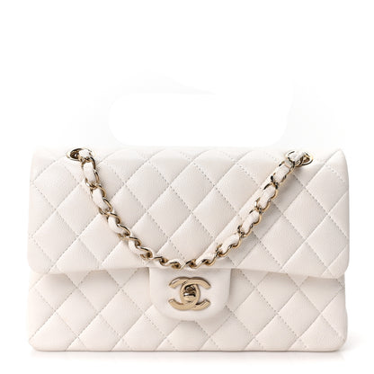 Chanel Caviar Quilted Small Double Flap White 1 of 10