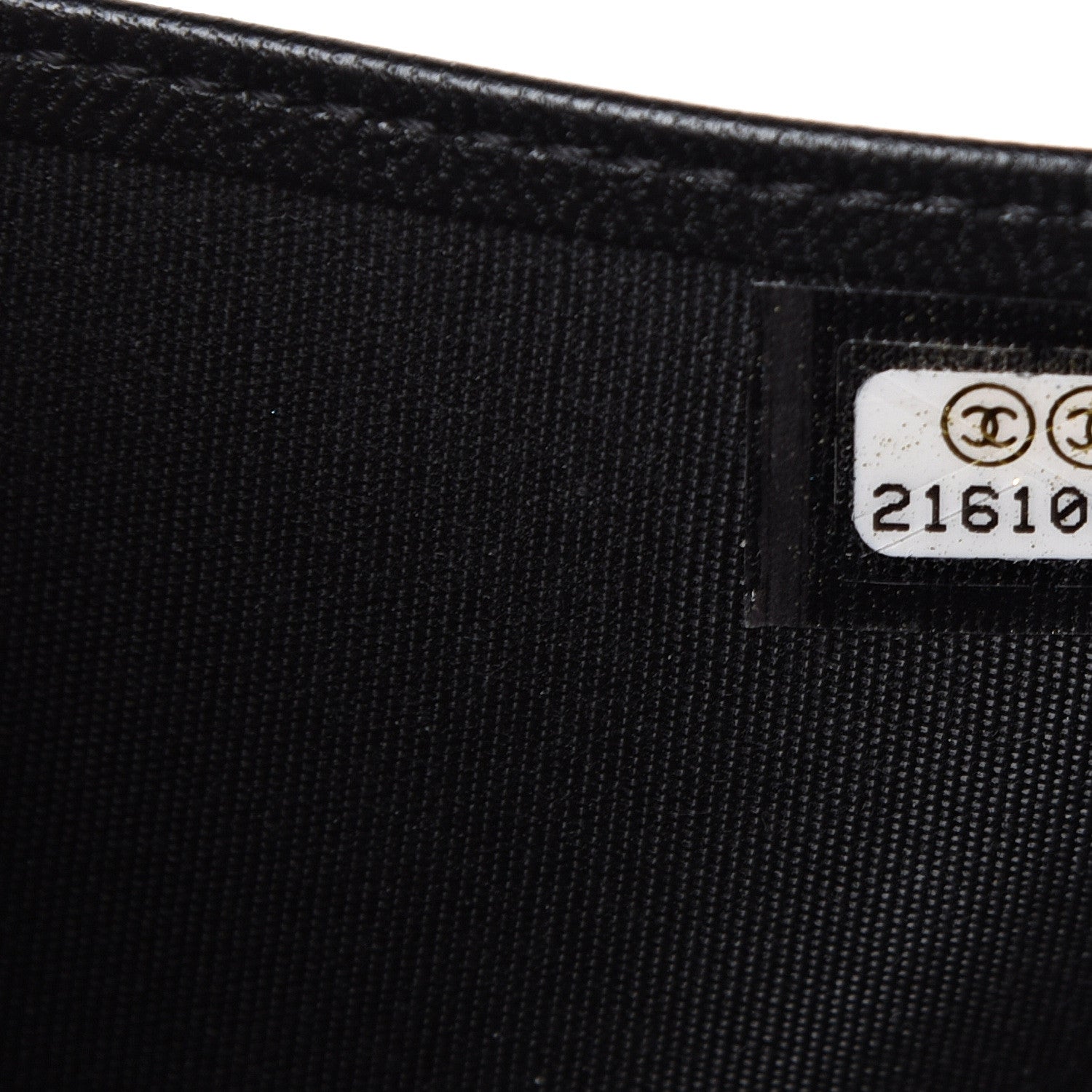 Chanel Lambskin Quilted Compact Boy Wallet Black 7 of 12