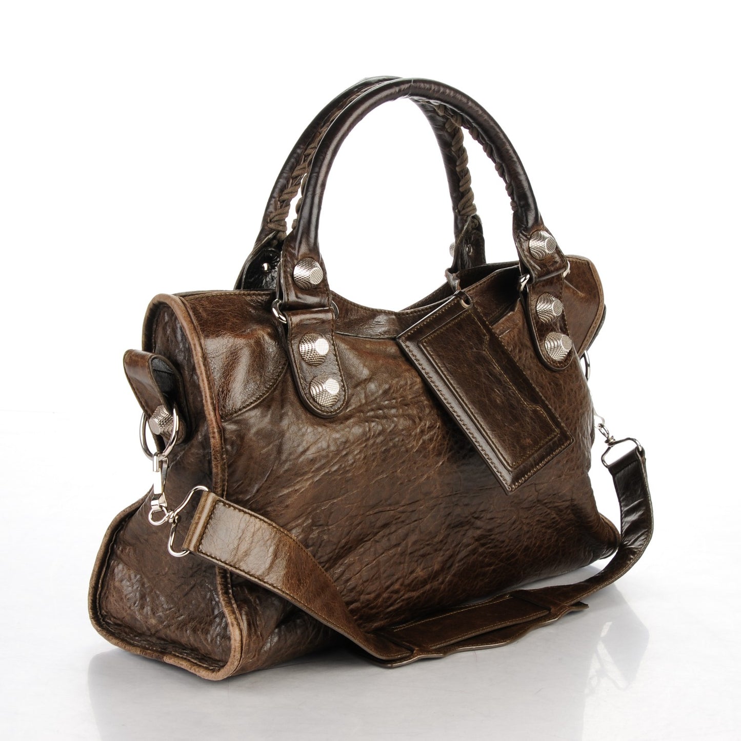 Chevre Giant 21 Silver Hardware City Dark Brown