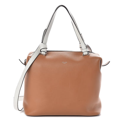 Celine Lambskin Small Soft Cube Satchel Light Tan 1 of 9