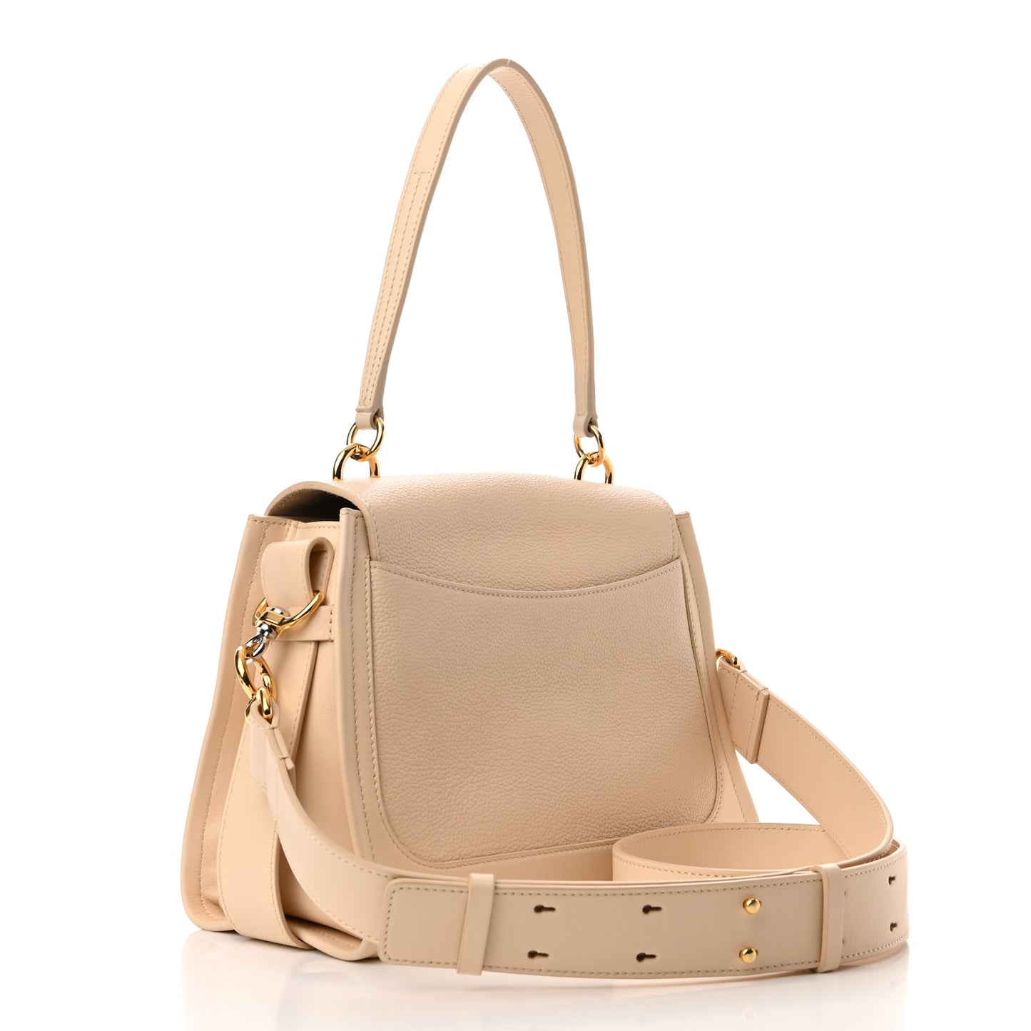 Calfskin Small Tess Day Bag Sweet Beige