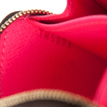 Louis Vuitton Monogram Graffiti Zippy Coin Purse Fuchsia 7 of 7