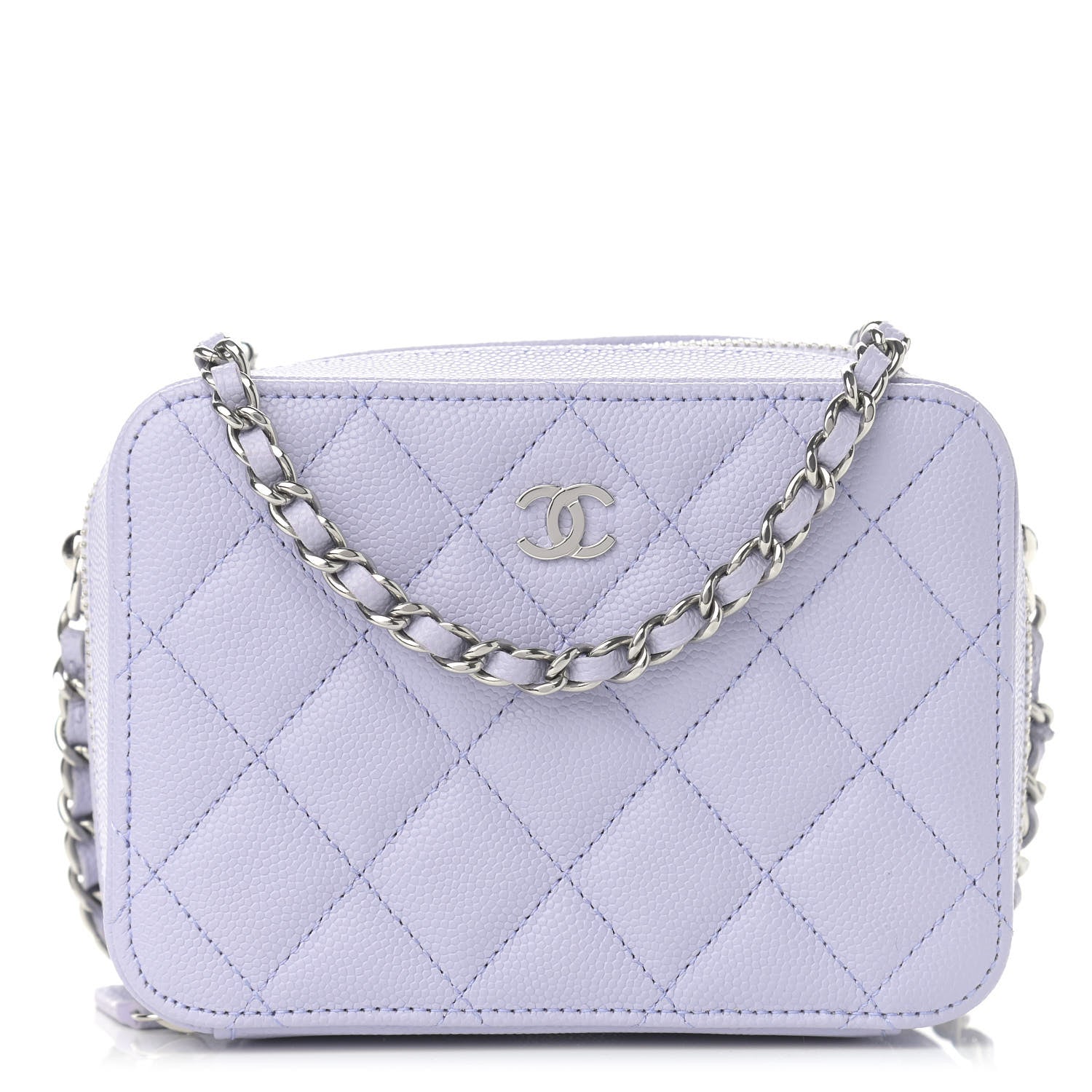 Chanel Caviar Quilted Camera Bag Light Purple 1 of 11