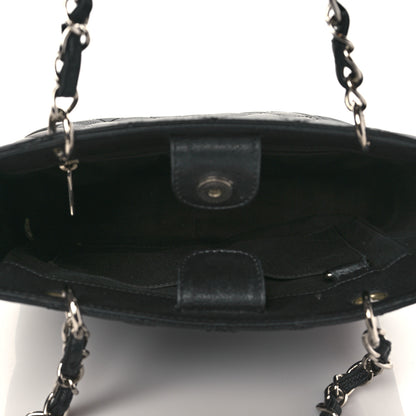Chanel Caviar Quilted Petit Shopping Tote PST Black 5 of 10