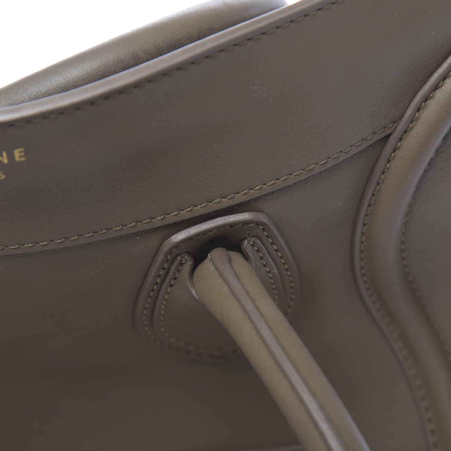 Celine Smooth Calfskin Mini Luggage Souris 12 of 28
