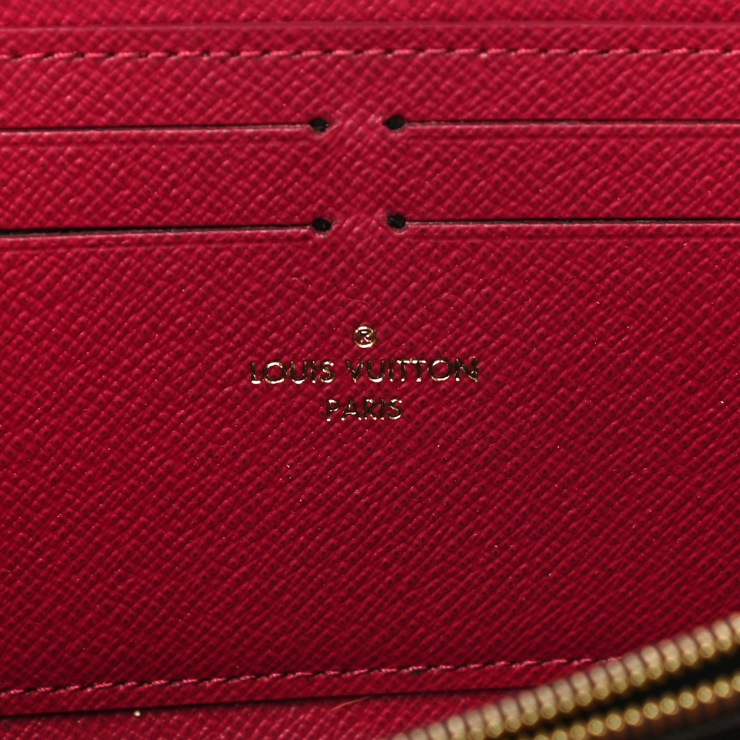 Monogram Clemence Wallet Fuchsia
