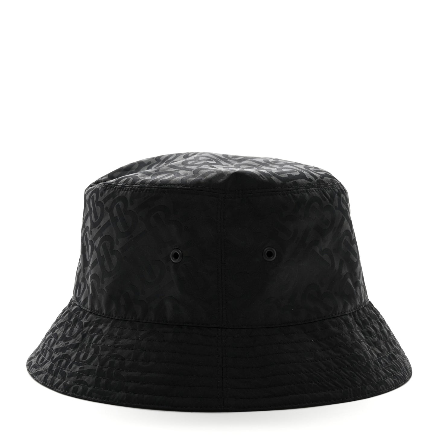 Nylon Jacquard TB Monogram Bucket Hat XL Black