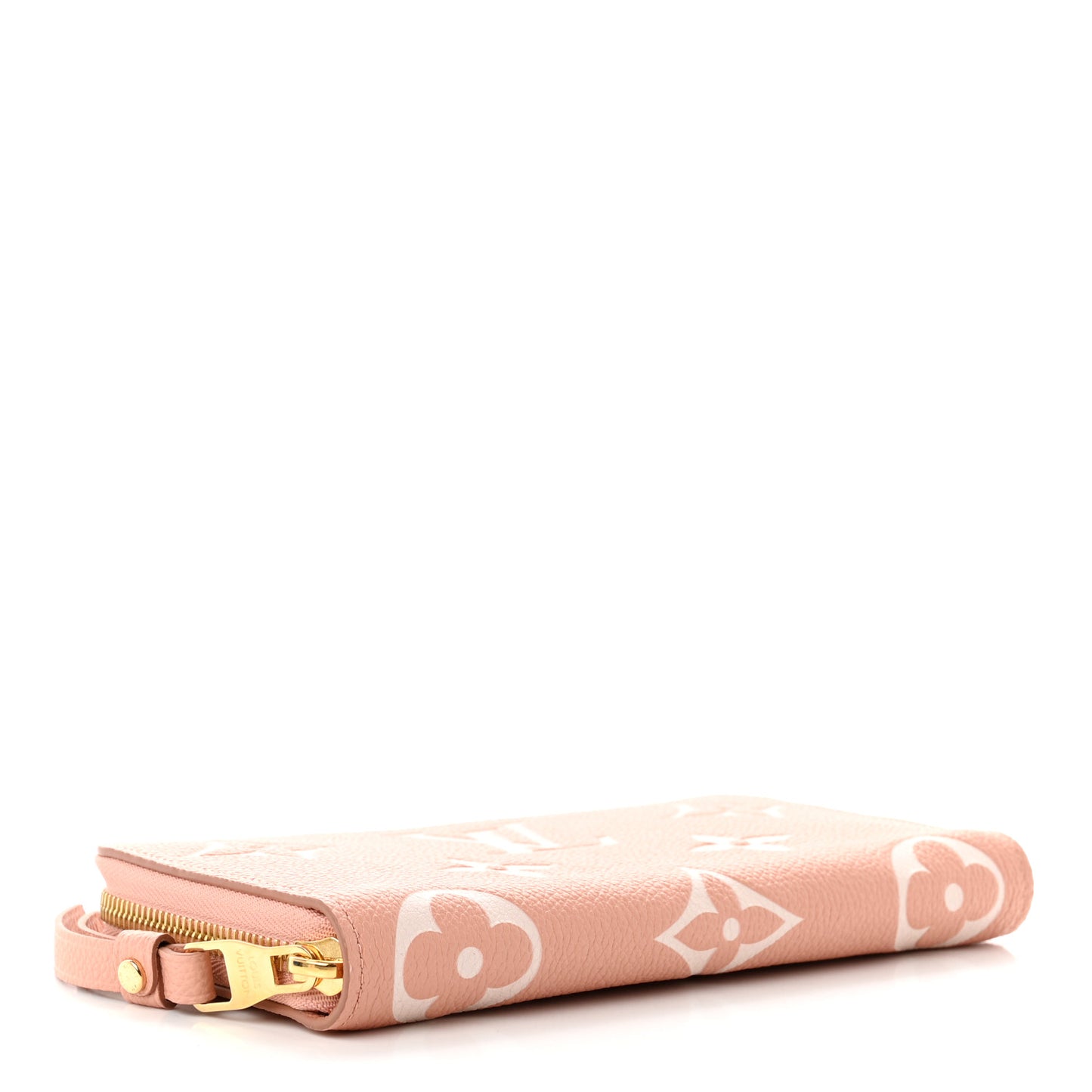 Empreinte Monogram Giant Zippy Wallet Rose Trianon Creme