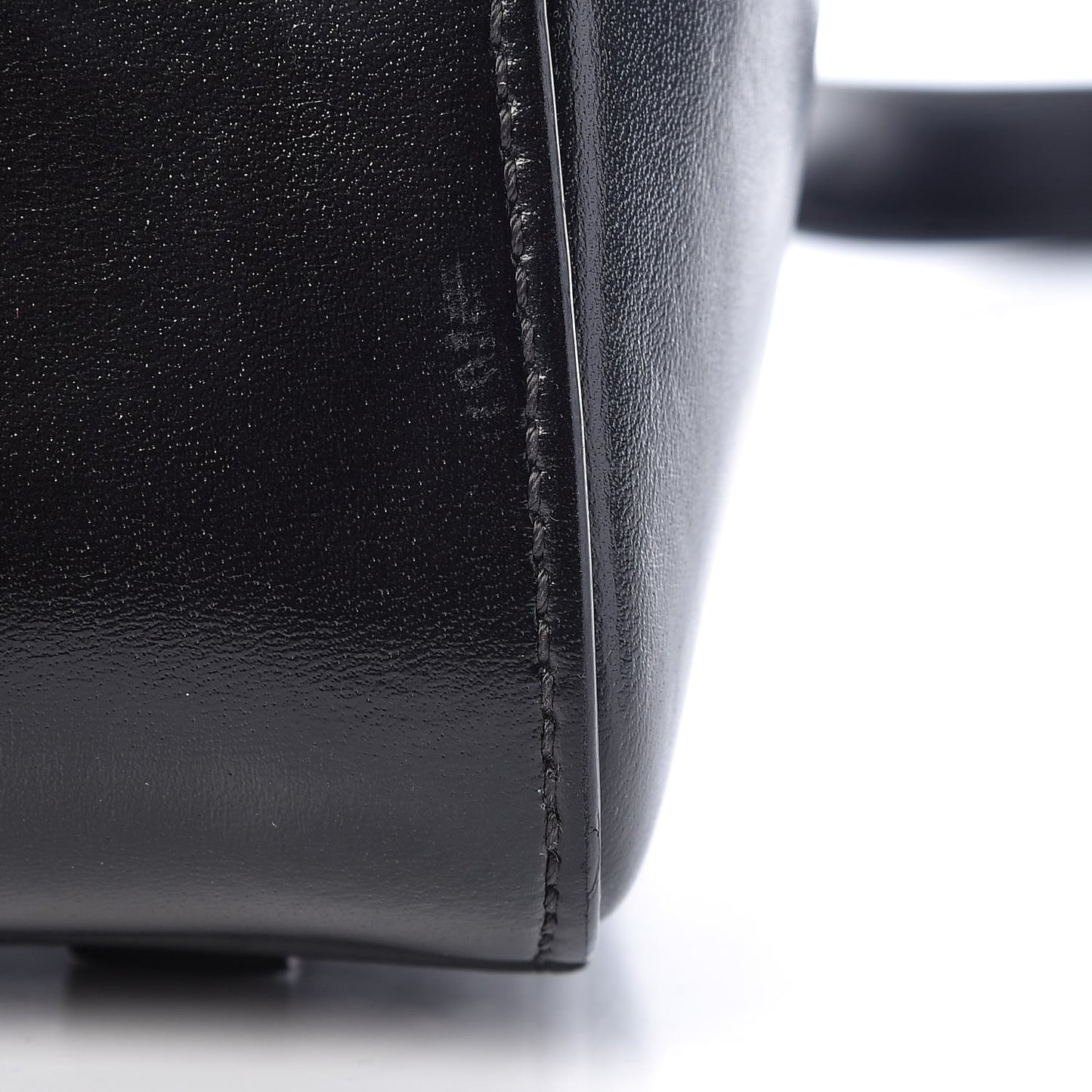 Shiny Lord Calfskin Mini Antigona Black