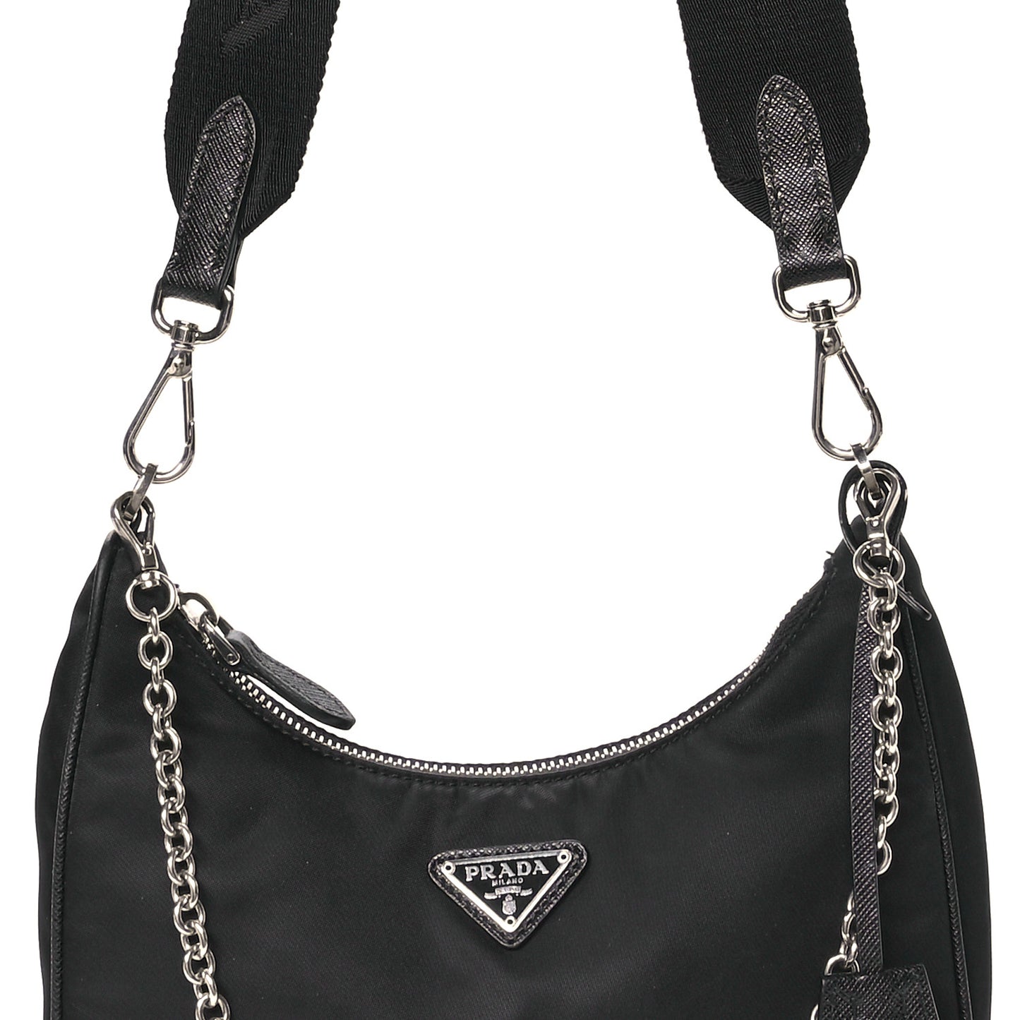 Nylon Re-Edition 2005 Shoulder Bag Black