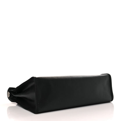 Hermes Toile H Berline Vache Hunter Herbag Zip PM 31 Black Ecru 5 of 11