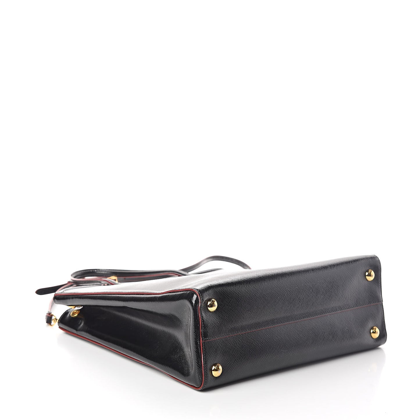 Saffiano Vernice Parabole Tote Black