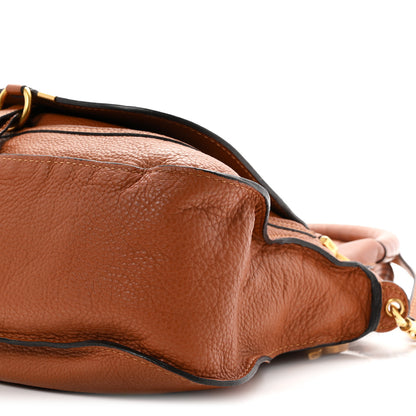 Chloe Calfskin Medium Marcie Satchel Tan 9 of 9