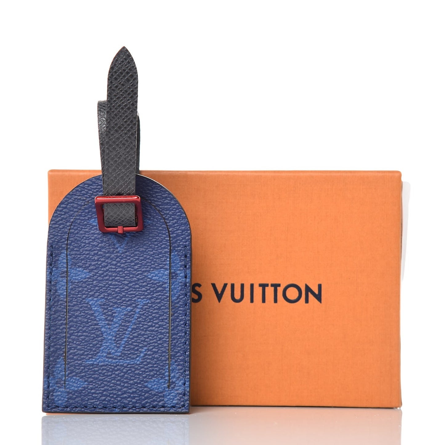 Monogram Luggage Tag Pacific Blue