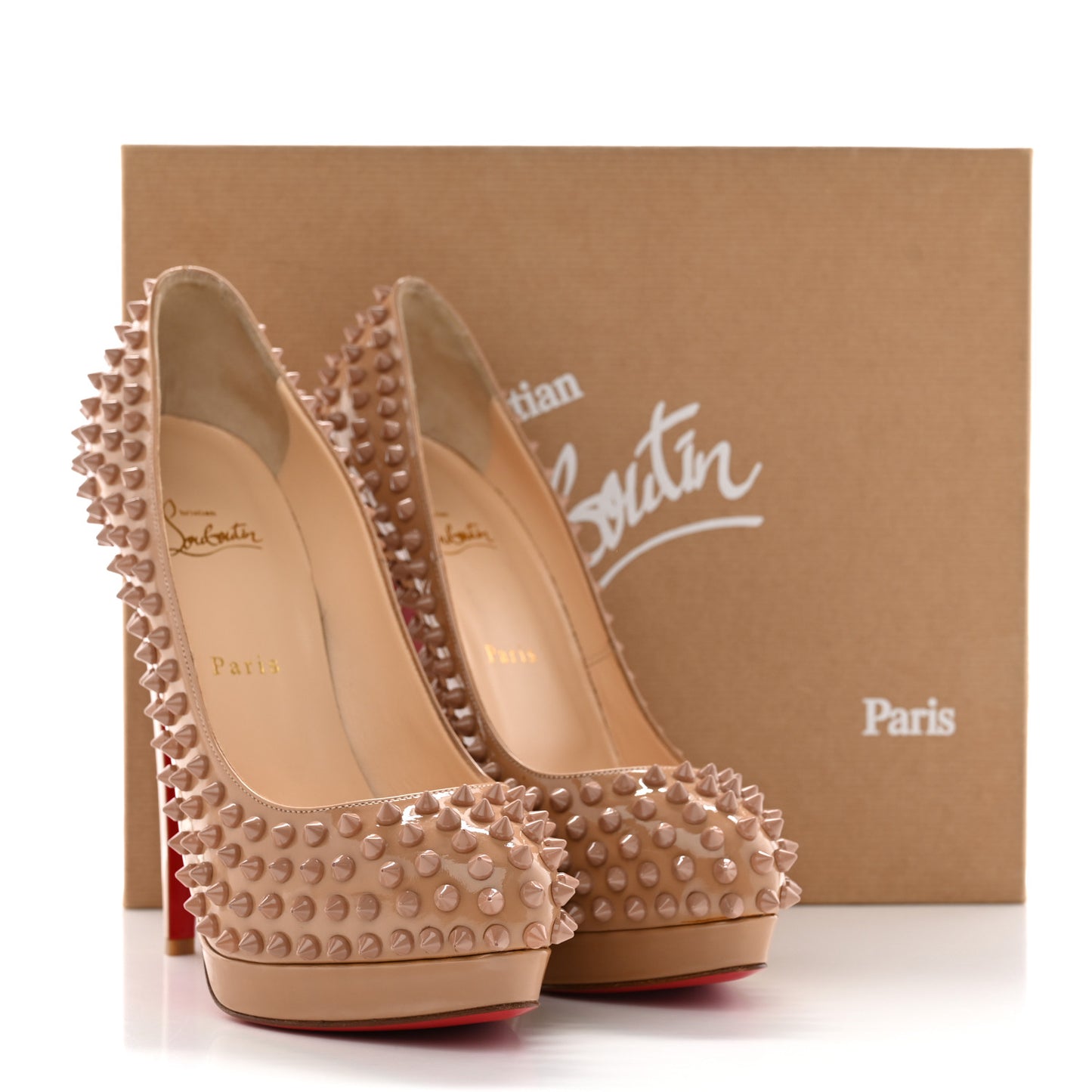 Patent Alti Spikes 140 Pumps 40 Nude