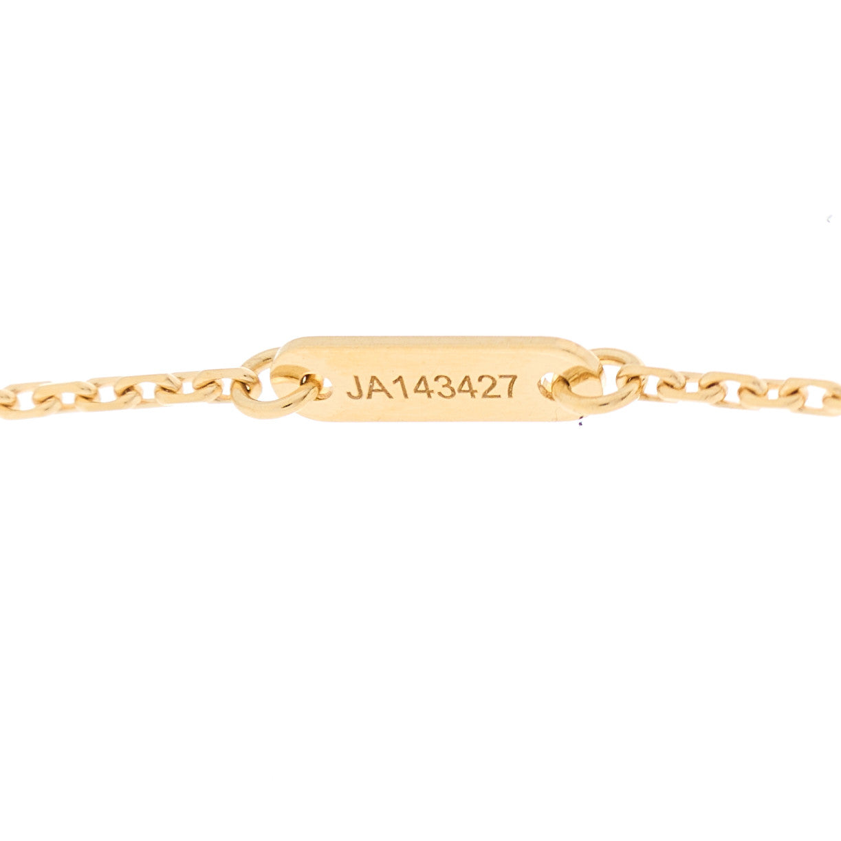 18K Yellow Gold Diamond Mini Frivole Pendant Necklace