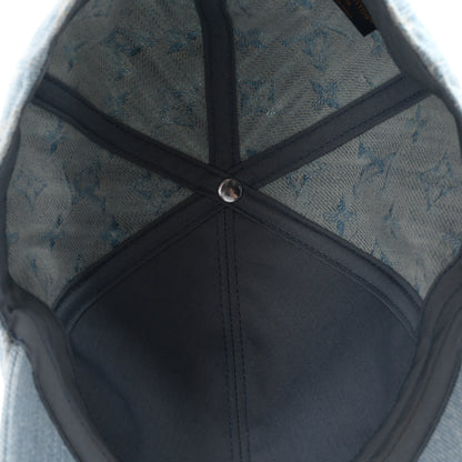 Louis Vuitton Monogram Denim Cap Blue 7 of 8