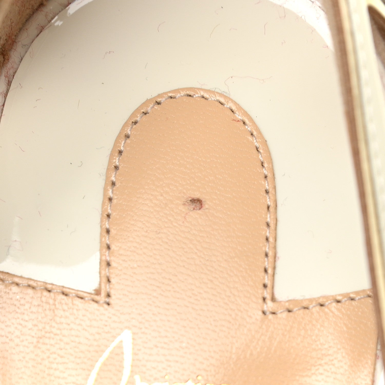 Christian Louboutin Patent PVC Specchio Cosmo 554 100 Pumps 36.5 Snow 13 of 15