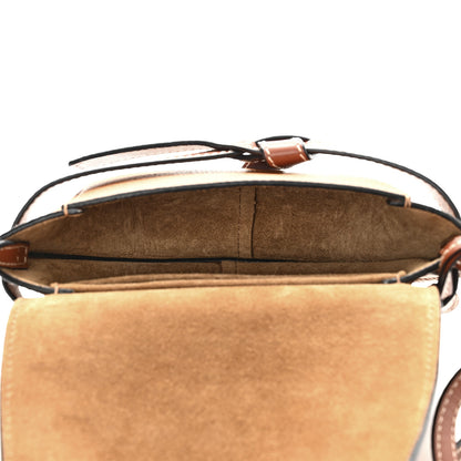 Loewe Grained Calfskin Mini Gate Crossbody Bag Caramel Pecan 5 of 11