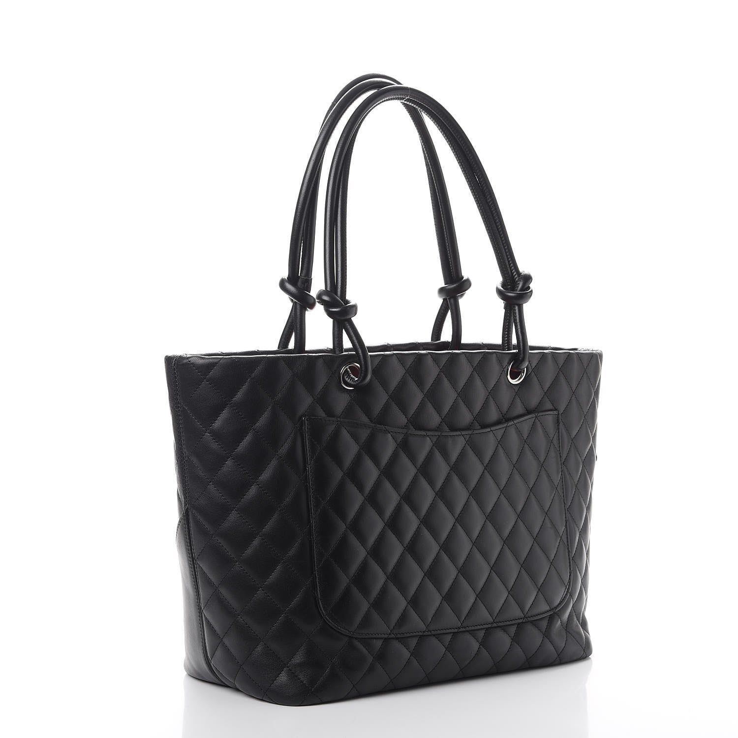 Chanel Calfskin Quilted Large Cambon Tote Black 3 of 11