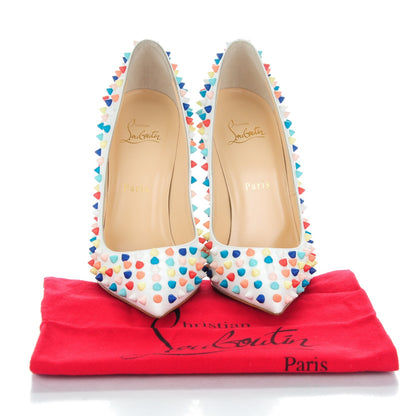 Christian Louboutin Gomme Pigalle Spikes 120 Pumps 39.5 White Multicolor 8 of 8