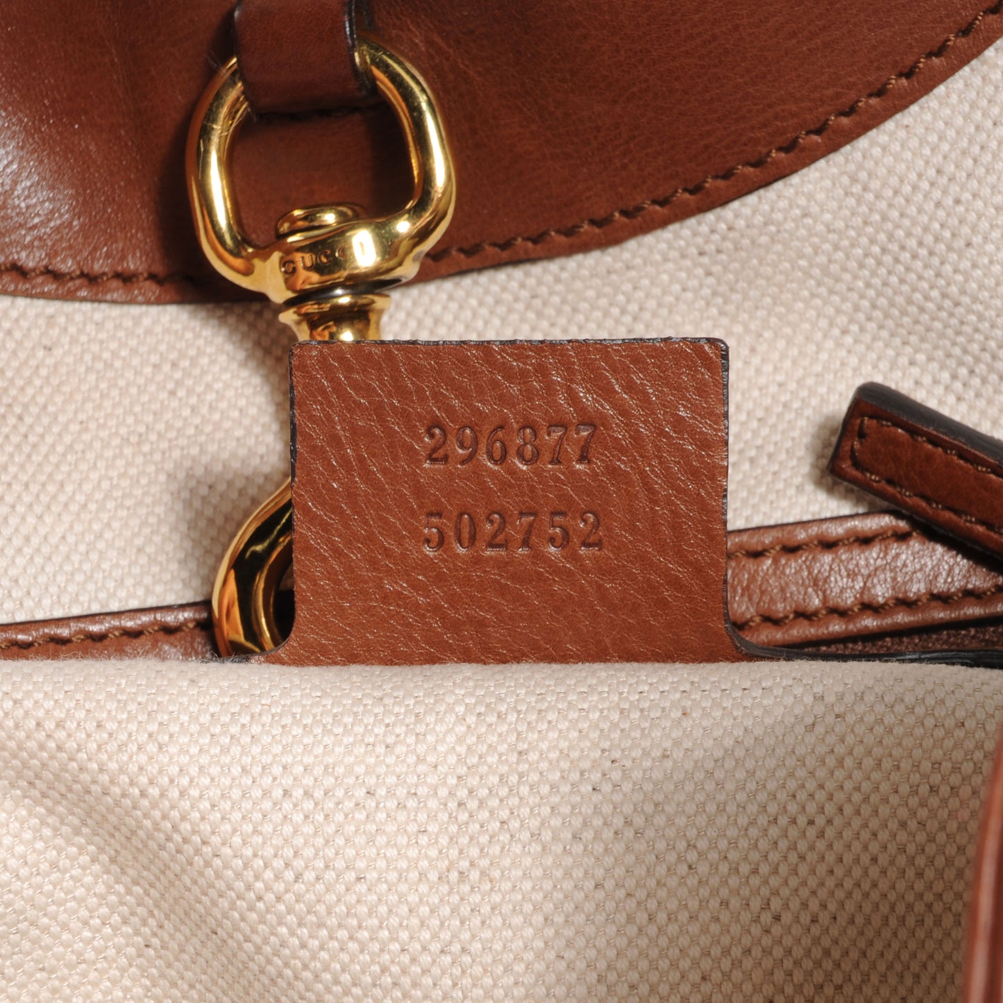 Washed Calfskin Horse-Heads Medium Ribot Tote Brown