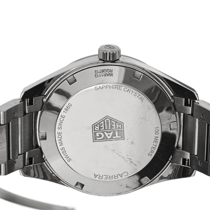Tag Heuer Stainless Steel 39mm Carrera Quartz Watch Blue WAR1112 4 of 5
