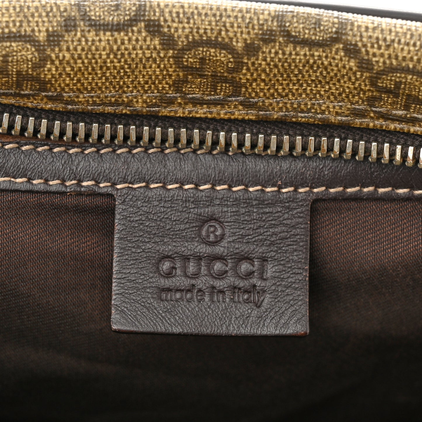 GG Plus Monogram Messenger Bag Dark Brown