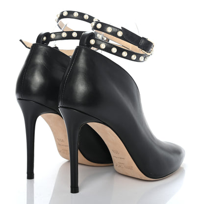 Jimmy Choo Shiny Calfskin Lark 100 Pumps 35.5 Black 4 of 7
