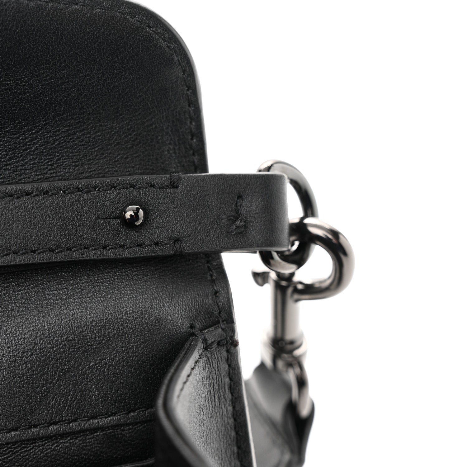 Valentino Garavani Calfskin Monochrome Vlogo Mini Loco Shoulder Bag Black 11 of 15
