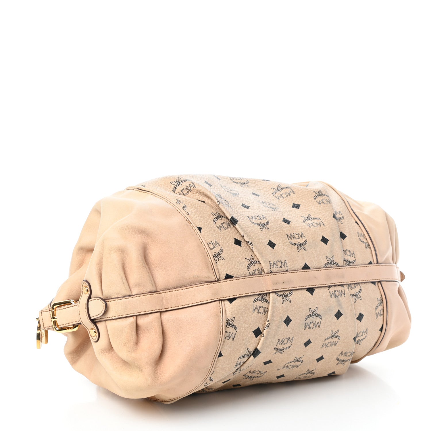 MCM Visetos Medium Essentials Shoulder Bag Beige 4 of 11