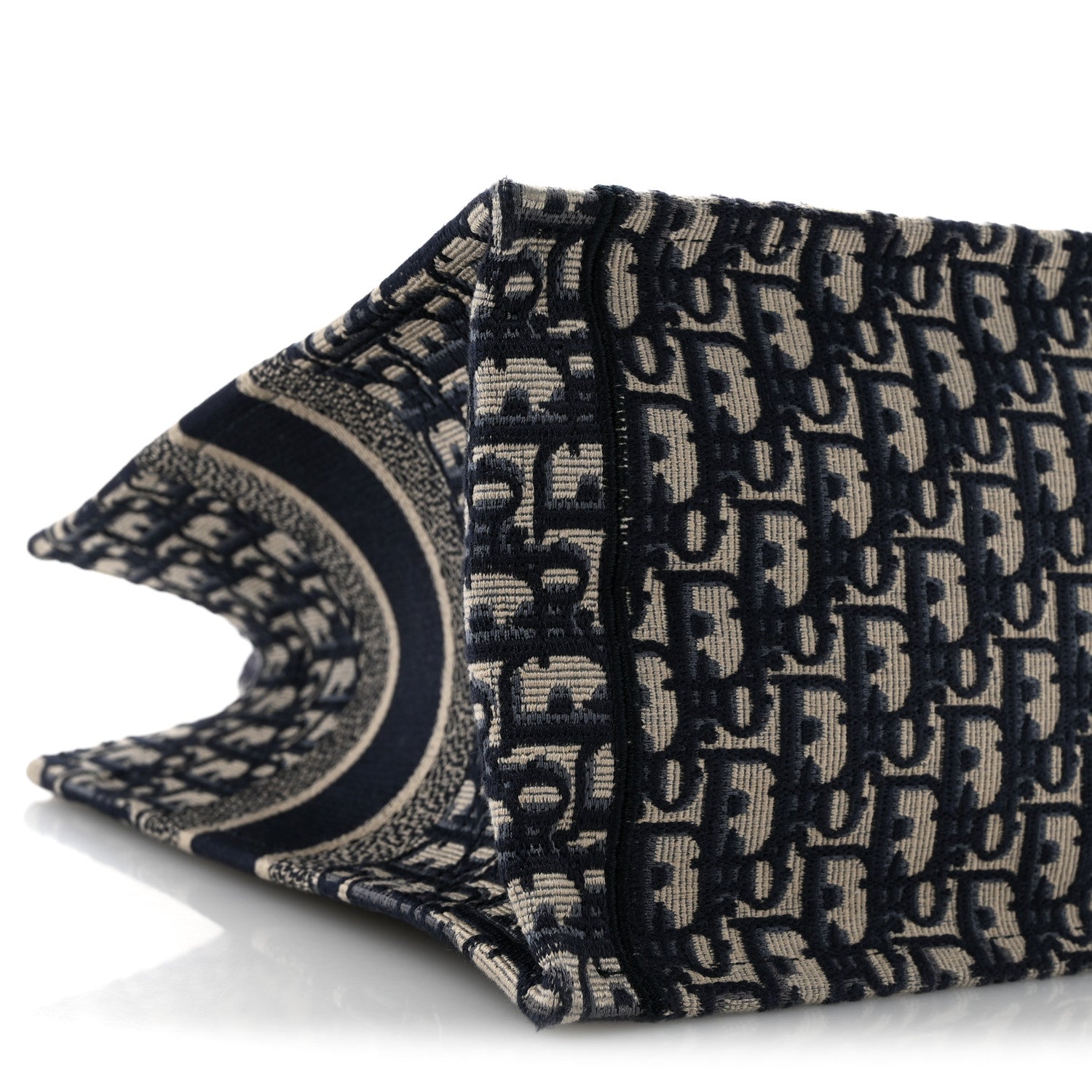 Christian Dior Oblique Medium Book Tote Blue Multicolor 9 of 12