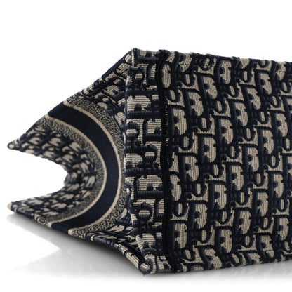 Christian Dior Oblique Medium Book Tote Blue Multicolor 9 of 12