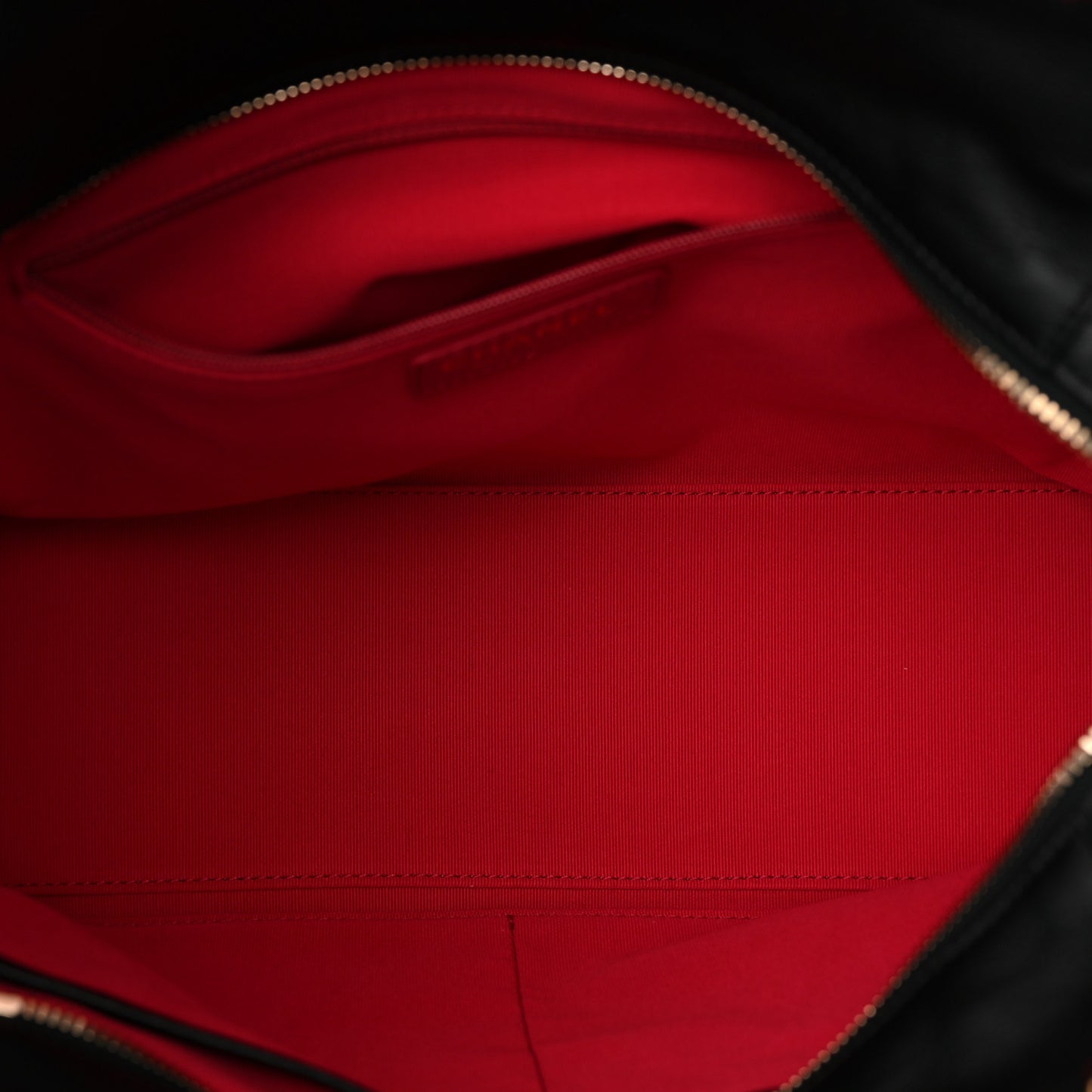 Calfskin CC Zipped Shopping Tote Black