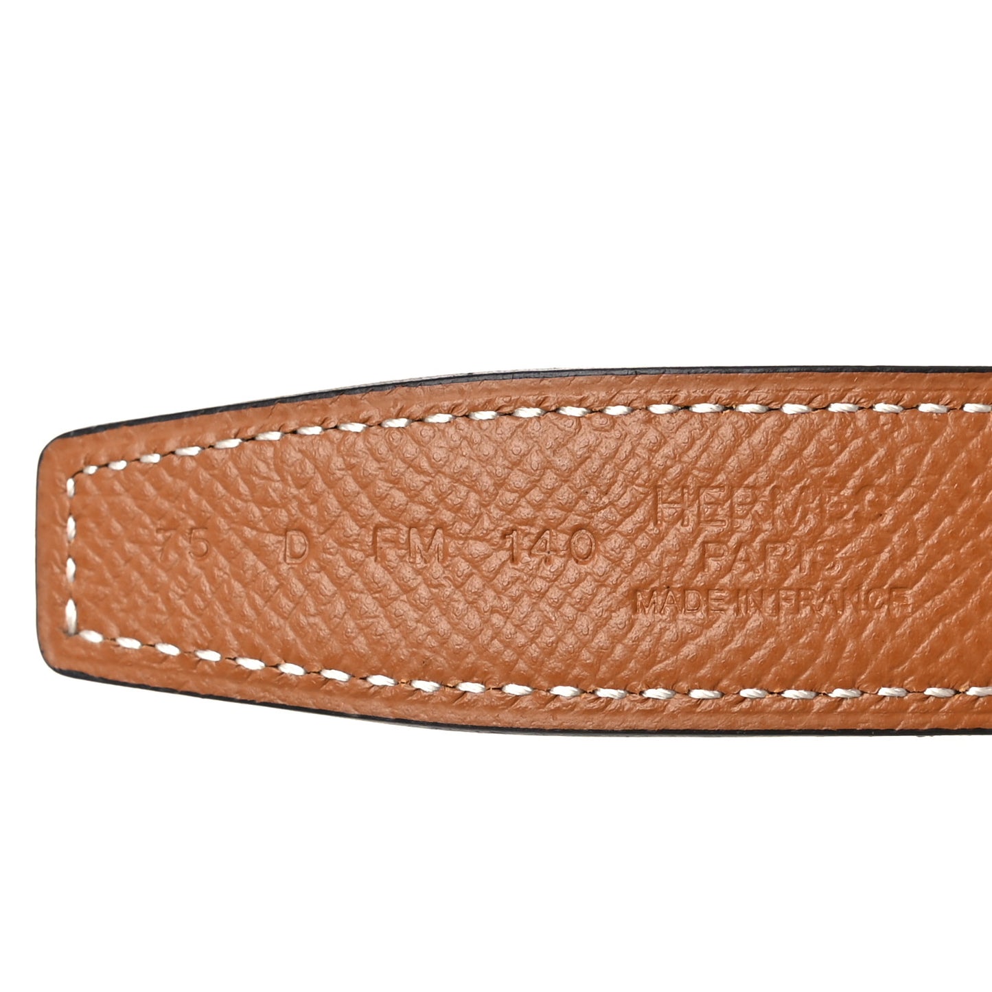 Epsom Swift 24mm Constance H Belt 75 Gold Black