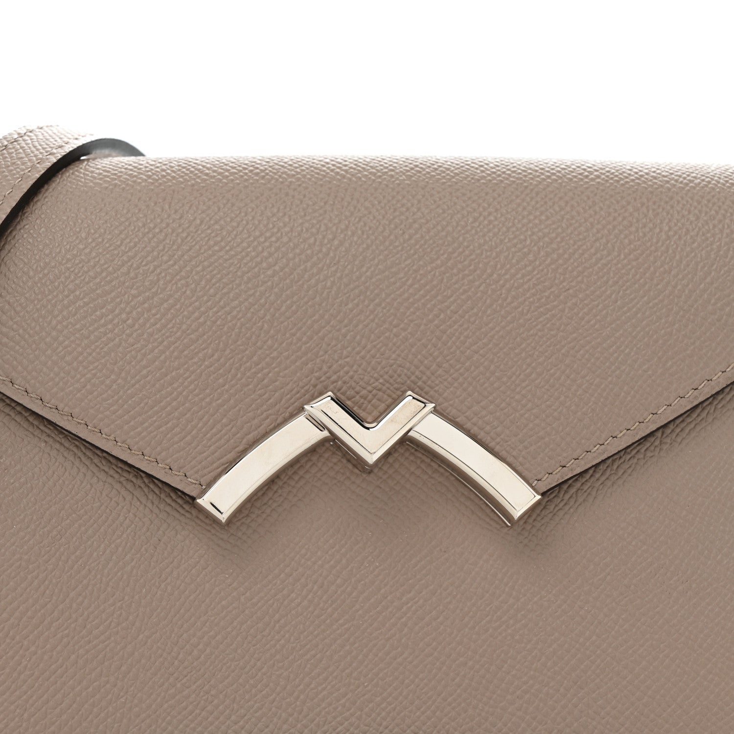 Moynat Taurillon Gabrielle Reporter Shoulder Bag Tourterelle 7 of 13