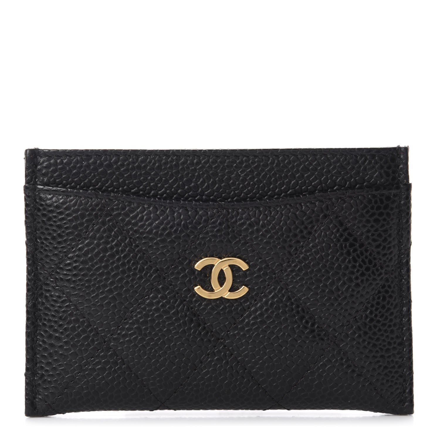 Chanel Caviar Quilted Card Holder Black 1 of 9