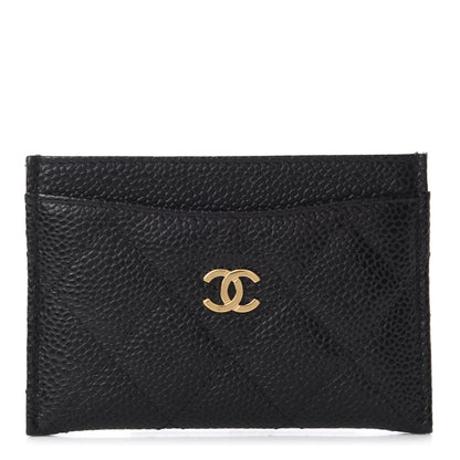 Chanel Caviar Quilted Card Holder Black 1 of 9